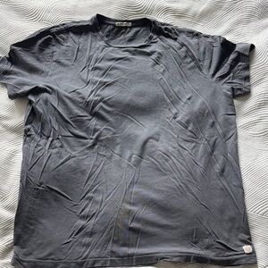 Marine Layer Men's Short Sleeve Crew Tee in Charcoal Gray